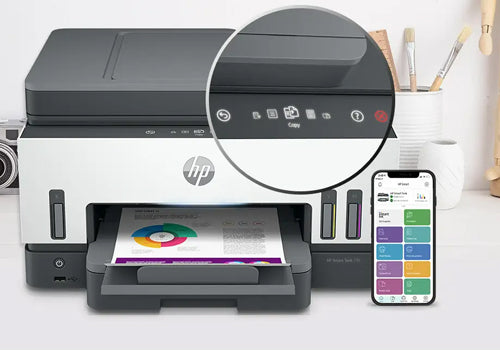 HP Smart Tank 790 Wi Fi All-in-One Printer Duplexer with ADF and Magic Touch Panel-Black