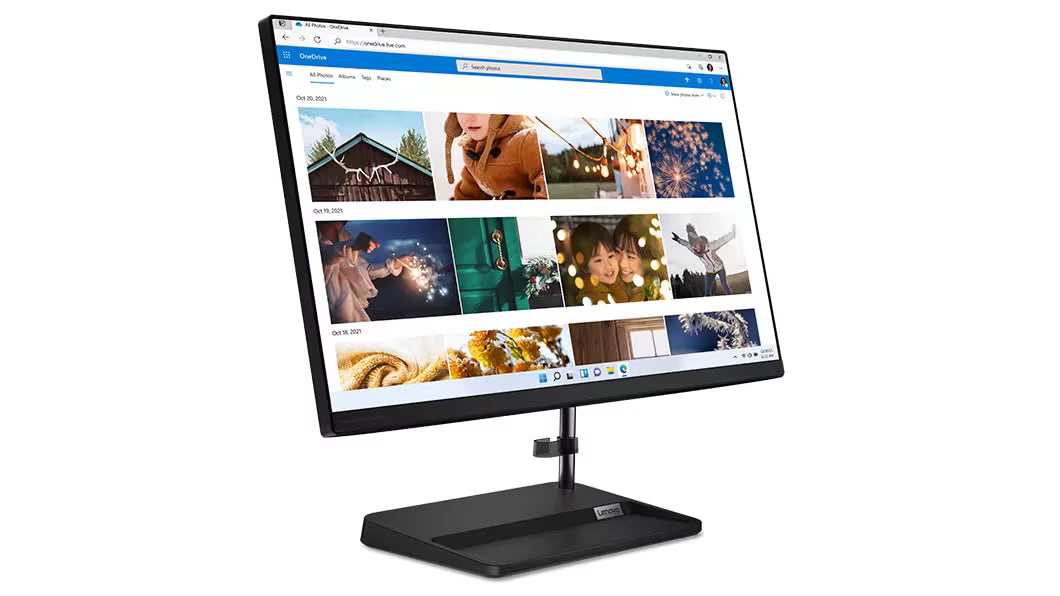 Lenovo IdeaCentre 3 Gen 7 AIO PC - i5 / 8GB / 512GB (NVMe M.2 SSD) / 23.8" FHD Multi-Touch / DOS (Without OS) / 2GB VGA / 1YW / Arabic/English / White - Desktop
