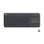 Logitech K400 Plus Wireless Touch Keyboard - 2.40GHz / Up to 10m / Wi-Fi / Black - Keyboard