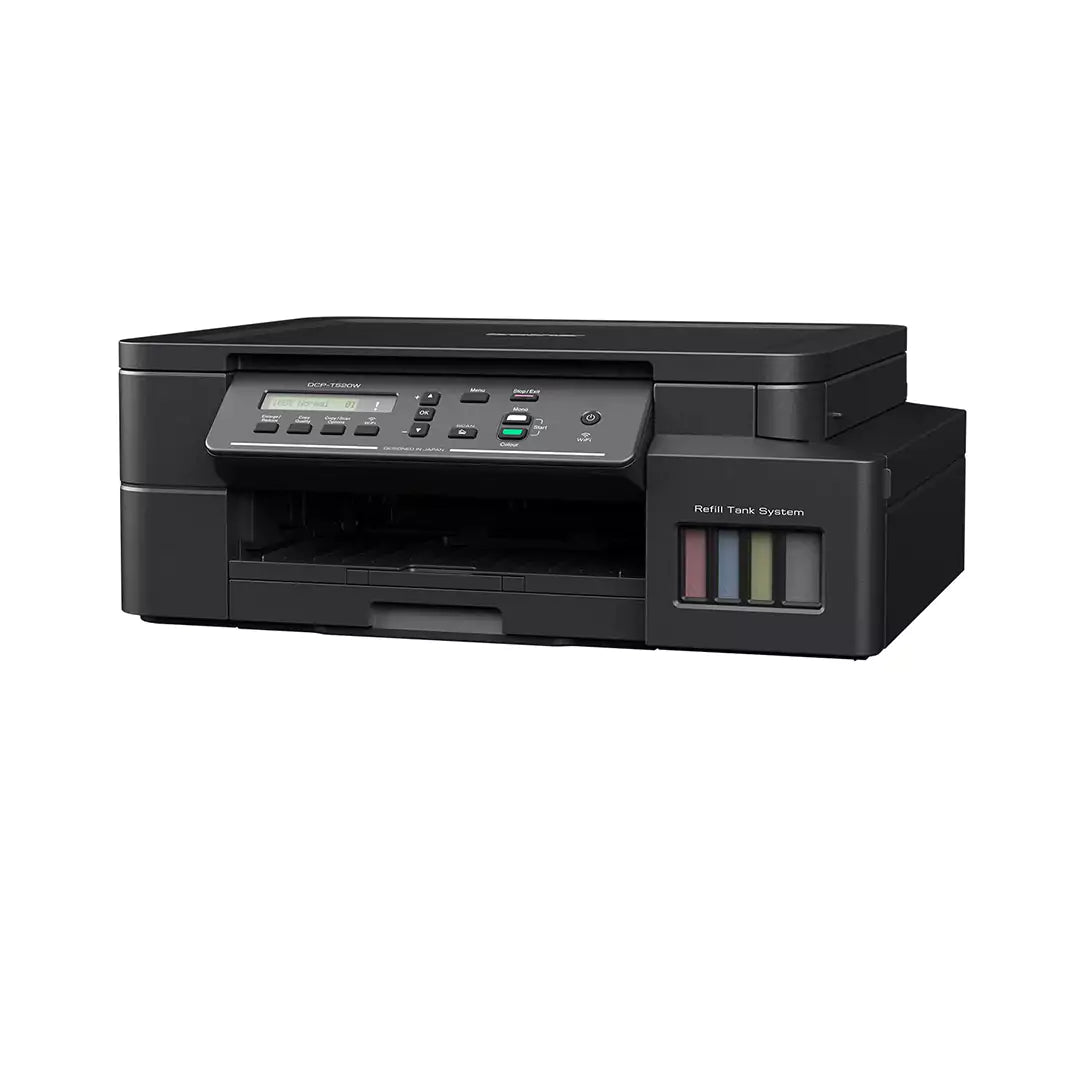 Brother Ink Tank DCP-T520W AIO - 17ipm / 6000dpi / A4 / USB / Wi-Fi Direct / Color Inkjet - Printer