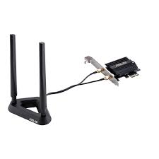 ASUS (PCE-AX58BT) AX3000 Dual Band PCI-E Wi-Fi 6 Adapter with 2 External Antennas - 5GHz (2402 Mbps) / PCI-E