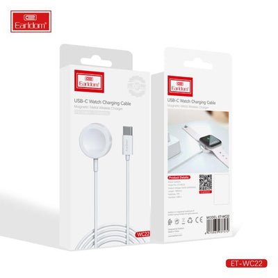 Earldom ET - WC22 USB - C Magnetic Watch Charging Cable – Fast Wireless Charger - Saif Al Najmi KwWatch CableEarldomSaif Al Najmi KwEarldom ET - WC22 USB - C Magnetic Watch Charging Cable – Fast Wireless Charger