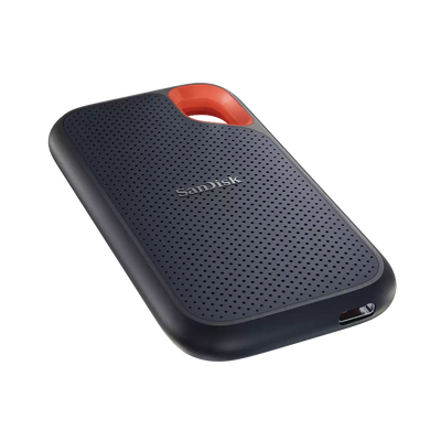SanDisk Extreme Portable SSD - 4TB / Up to 1050 MB/s / USB 3.2 Gen 2 Type-C / Black / External SSD (Solid State Drive)