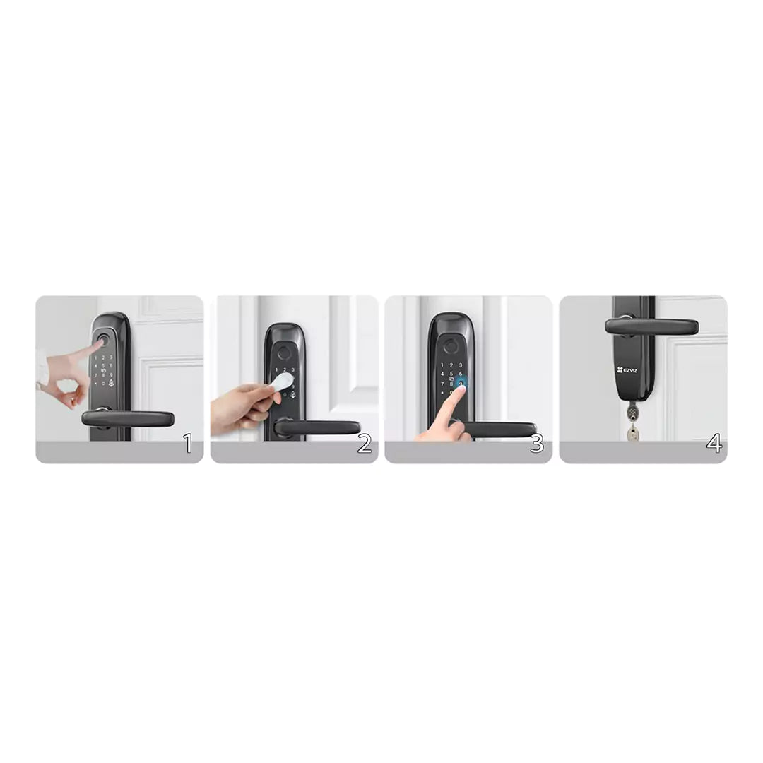 EZVIZ L2S Smart Fingerprint Wooden Door Lock