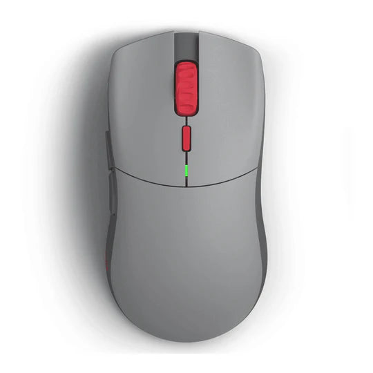 Glorious Series One PRO Wireless Mouse - Centauri - Grey/Red - Forge