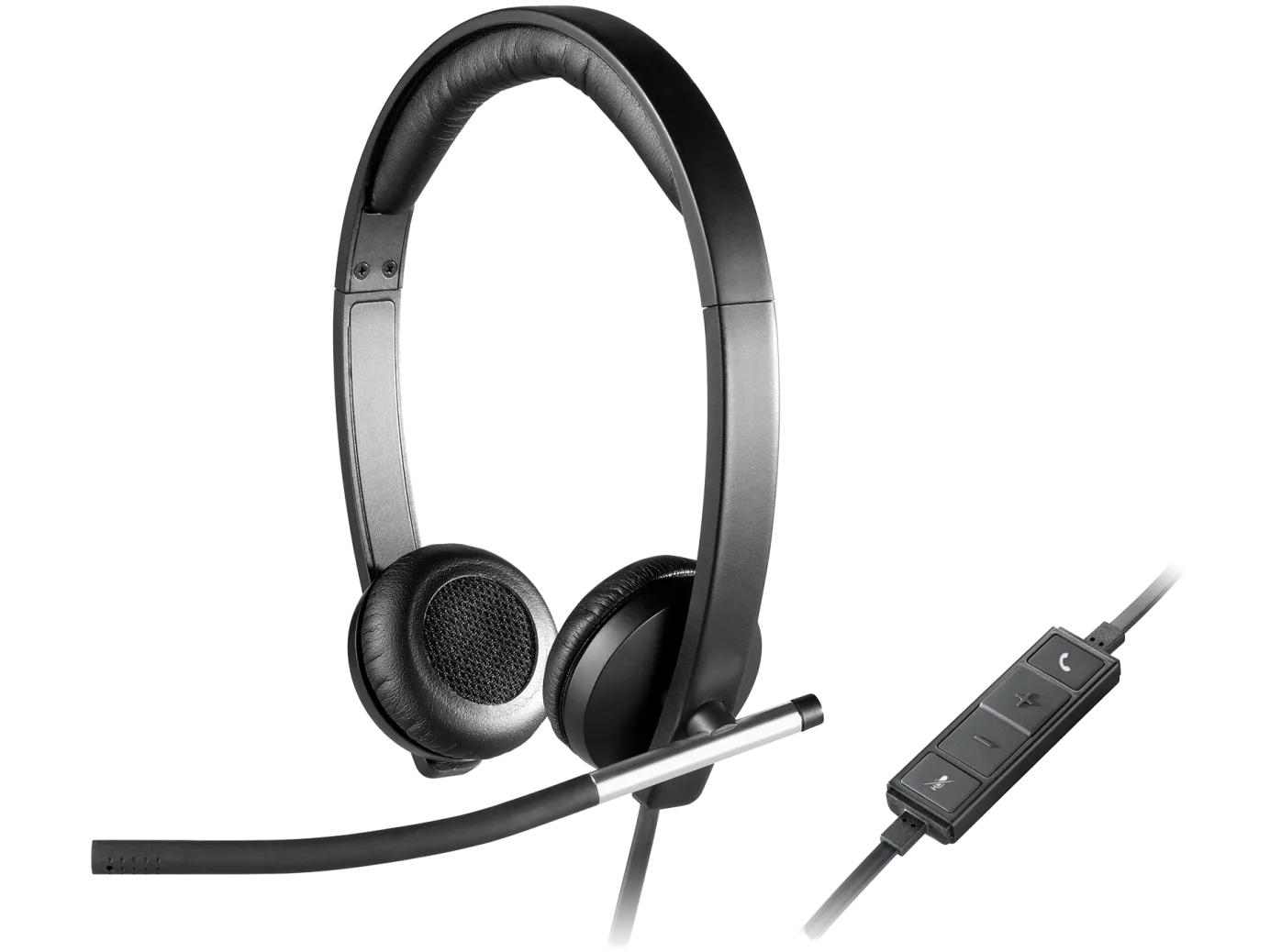 Logitech H650e USB Wired Headset - Wired / USB / Stereo / Black