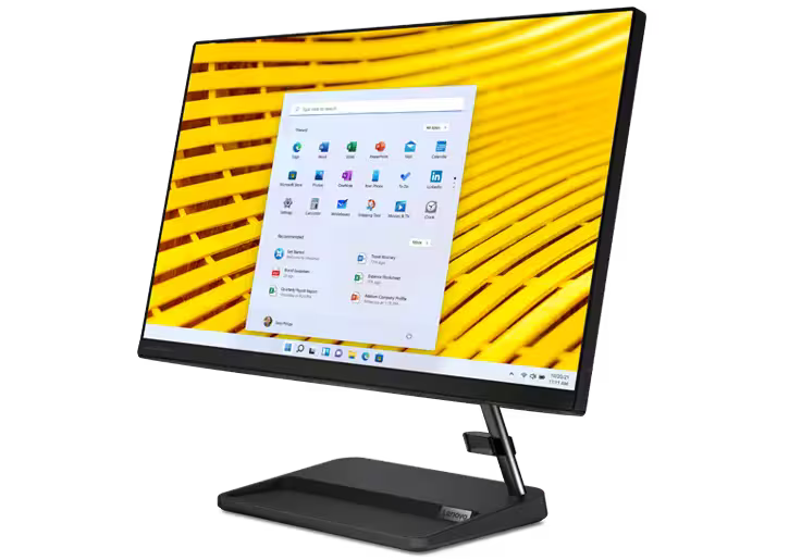 Lenovo IdeaCentre 3 Gen 7 AIO PC - i5 / 8GB / 512GB (NVMe M.2 SSD) / 23.8" FHD Multi-Touch / DOS (Without OS) / 2GB VGA / 1YW / Arabic/English / White - Desktop