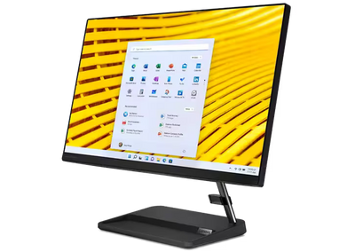 Lenovo IdeaCentre 3 Gen 7 AIO PC - i5 / 8GB / 512GB (NVMe M.2 SSD) / 23.8" FHD Multi-Touch / DOS (Without OS) / 2GB VGA / 1YW / Arabic/English / White - Desktop
