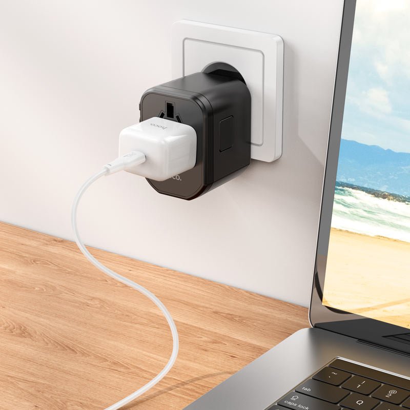 HOCO AC15 Walker Universal Travel Adapter 20W PD Charger - Saif Al Najmi KwChargersHocoSaif Al Najmi KwHOCO AC15 Walker Universal Travel Adapter 20W PD Charger