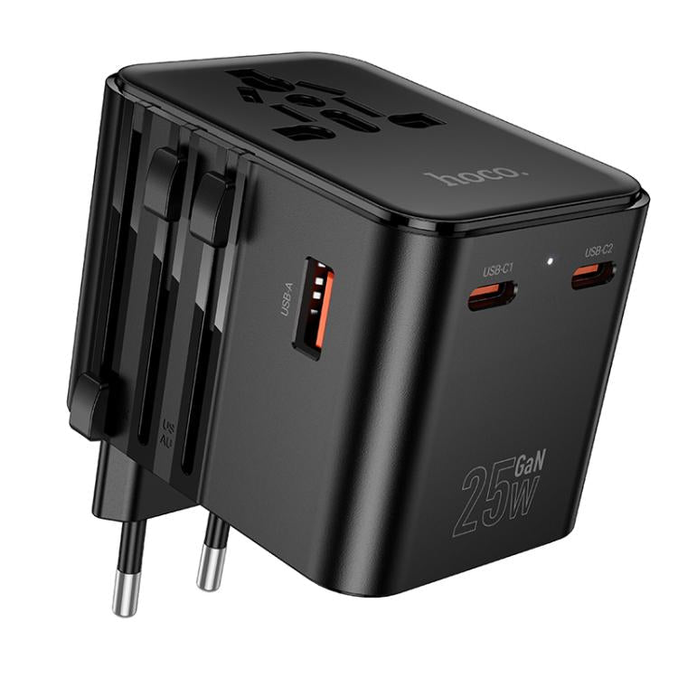 HOCO AC31 25W PD Fast Charger 3 Port USB - C + USB Wall Adapter - Saif Al Najmi KwChargersHocoSaif Al Najmi KwHOCO AC31 25W PD Fast Charger 3 Port USB - C + USB Wall Adapter