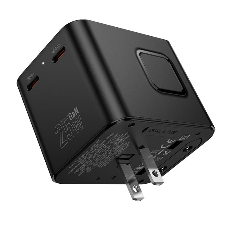 HOCO AC31 25W PD Fast Charger 3 Port USB - C + USB Wall Adapter - Saif Al Najmi KwChargersHocoSaif Al Najmi KwHOCO AC31 25W PD Fast Charger 3 Port USB - C + USB Wall Adapter