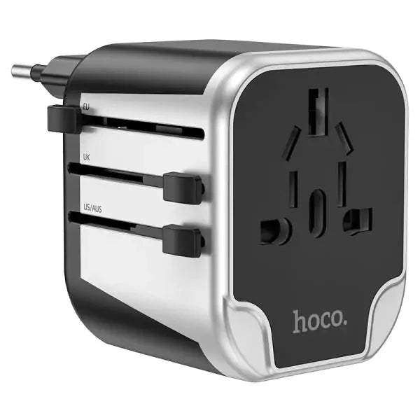 Hoco AC5 Level dual port universal conversion charger - Black - Saif Al Najmi KwChargersHocoSaif Al Najmi KwHOCO AC5131833AC5 Level dual port universal conversion charger - Black - Saif Al Najmi Kw