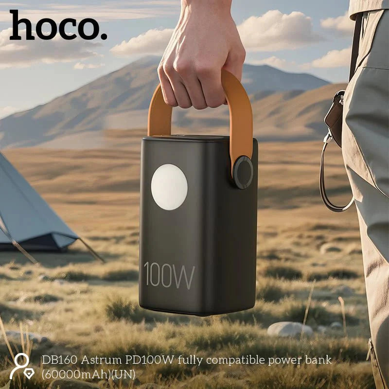 HOCO DB160 Astrum 60000mAh Power Bank PD100W Black - Saif Al Najmi KwPower BanksHocoSaif Al Najmi KwHOCO DB160 Astrum 60000mAh Power Bank PD100W Black