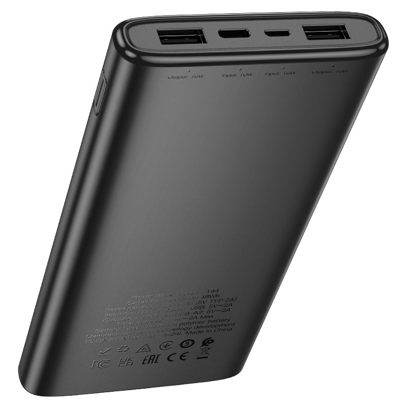 Hoco J144 15000mAh Ultra - Thin Dual USB Power Bank with Digital Display - Saif Al Najmi KwPower BanksHocoSaif Al Najmi KwHoco J144 15000mAh Ultra - Thin Dual USB Power Bank with Digital Display