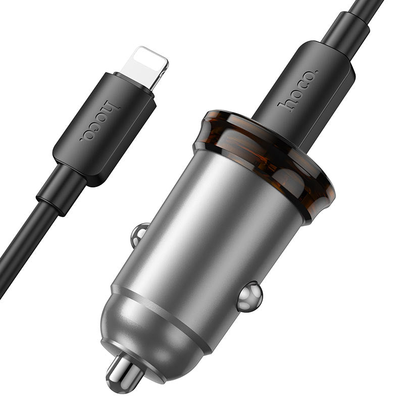 HOCO NZ16B Rigorous 45W Fast Car Charger Cable Set - Saif Al Najmi KwCar ChargersHocoSaif Al Najmi KwHOCO NZ16B Rigorous 45W Fast Car Charger Cable Set