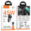 HOCO NZ16B Rigorous 45W Fast Car Charger Cable Set - Saif Al Najmi KwCar ChargersHocoSaif Al Najmi KwHOCO NZ16B Rigorous 45W Fast Car Charger Cable Set