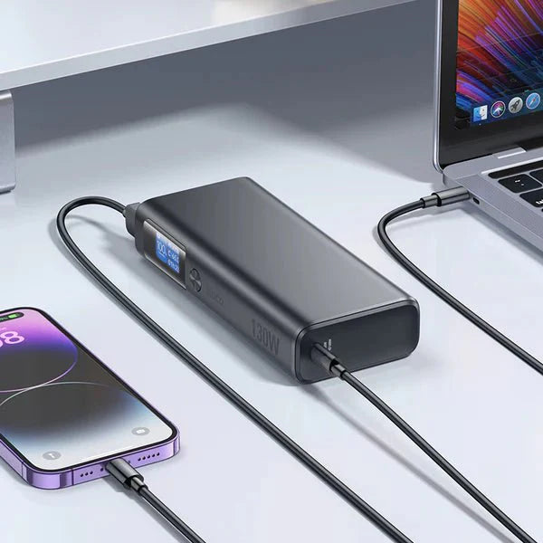 HOCO Q17B Fast Charging 130W Power Bank 20000mAh Aluminum Alloy Shell - Saif Al Najmi KwPower BanksHocoSaif Al Najmi KwHOCO Q17B Fast Charging 130W Power Bank 20000mAh Aluminum Alloy Shell - Saif Al Najmi Kw