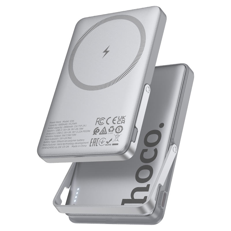 Hoco Q36 Sunlight Power Bank – PD 20W Wireless Charging 5000mAh - Saif Al Najmi KwPower BanksHocoSaif Al Najmi KwHoco Q36 Sunlight Power Bank – PD 20W Wireless Charging 5000mAh