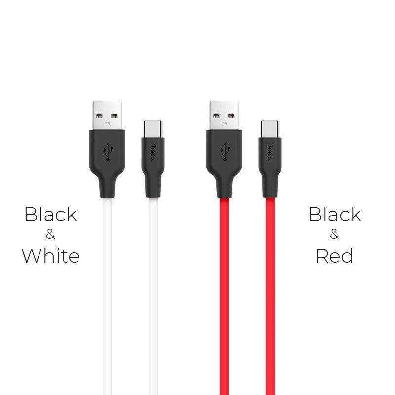 Hoco X21 Silicone type-c charging cable 1M