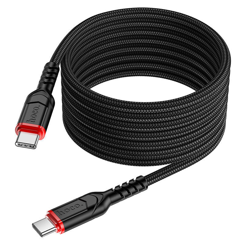 Hoco X59 Victory 60W charging data cable Type - C to Type - C(L=1M) - Saif Al Najmi KwData CablesHocoSaif Al Najmi KwHoco-1579BlackHoco X59 Victory 60W charging data cable Type - C to Type - C(L=1M) - Saif Al Najmi Kw