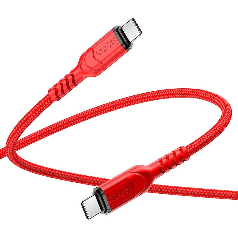 Hoco X59 Victory 60W charging data cable Type - C to Type - C(L=1M) - Saif Al Najmi KwData CablesHocoSaif Al Najmi KwHoco-1580RedHoco X59 Victory 60W charging data cable Type - C to Type - C(L=1M) - Saif Al Najmi Kw