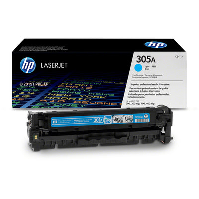 HP 305A Cyan Color - 2.6K Pages / Cyan Color / Toner Cartridge