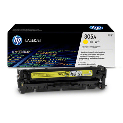 HP 305A Yellow Color - 2.6K Pages / Yellow Color / Toner Cartridge