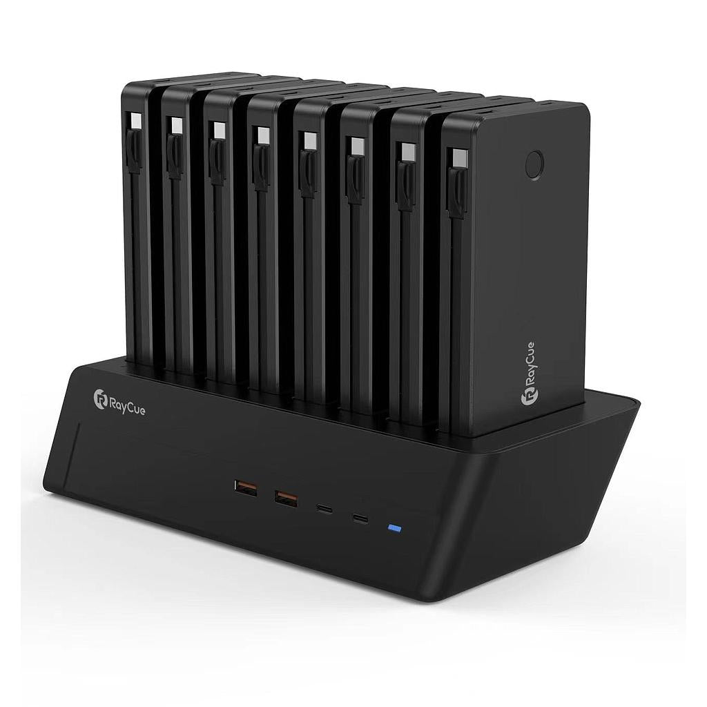 Raycue BoostDock 8 in 1 Charging Station Combo with 8*10000mAh PD20W Power Bank-UK