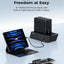 Raycue 8 in 1 Charging Station Combo with 8*10000mAh PD20W Power Bank-UK