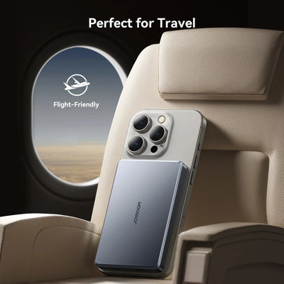 Joyroom JR - PBM08 Pro 10000mAh Magnetic Wireless Power Bank – 20W Fast Charging - Natural Titanium - Saif Al Najmi KwWireless Power BanksJOYROOMSaif Al Najmi KwJoyroom JR - PBM08 Pro 10000mAh Magnetic Wireless Power Bank – 20W Fast Charging - Natural Titanium