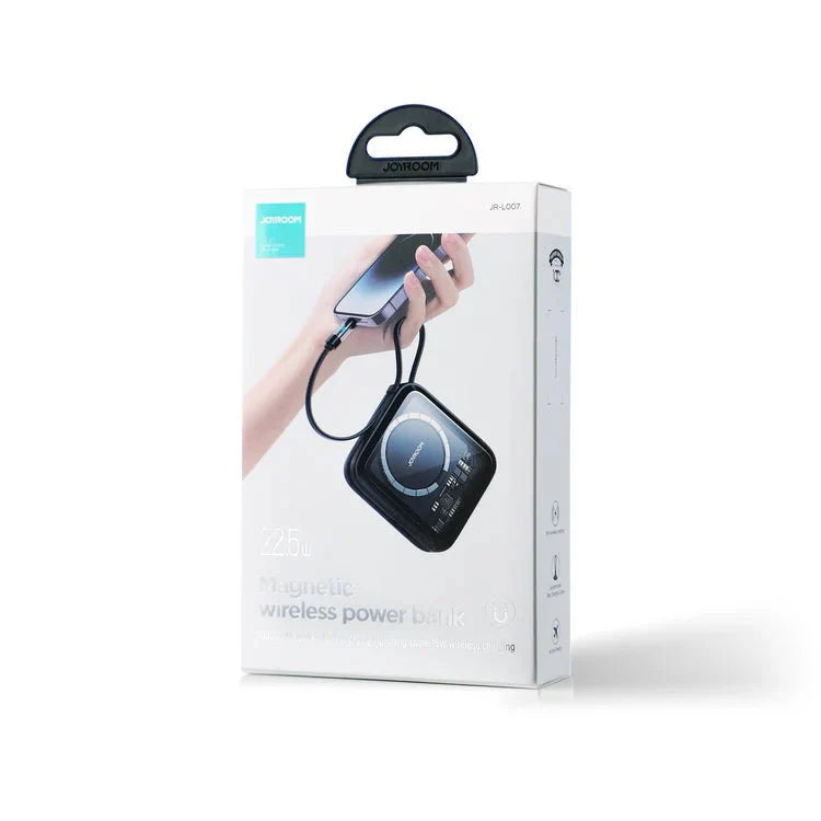 JR - L007 IcySeries 22.5W Magnetic Wireless Power Bank 10000mAh - Saif Al Najmi KwWireless Power BanksJOYROOMSaif Al Najmi KwJR-L007132478JR - L007 IcySeries 22.5W Magnetic Wireless Power Bank 10000mAh - Saif Al Najmi Kw