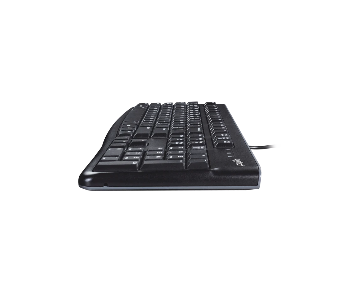 Logitech K120 - Wired / USB 2.0 / Arb/Eng / Black - Keyboard