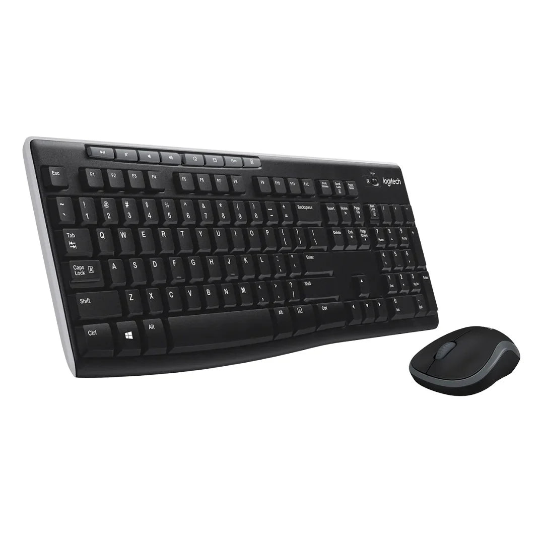 Logitech MK270 - 2.40GHz / Up to 10m / Wi-Fi / Arb/Eng - Keyboard & Mouse Combo
