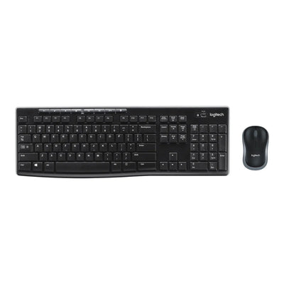 Logitech MK270 - 2.40GHz / Up to 10m / Wi-Fi / Arb/Eng - Keyboard & Mouse Combo