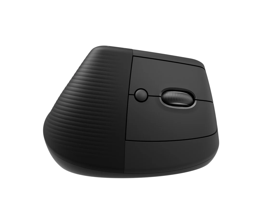 Logitech Lift Vertical Ergonomic Wireless & bluetooth Mouse - Graphite