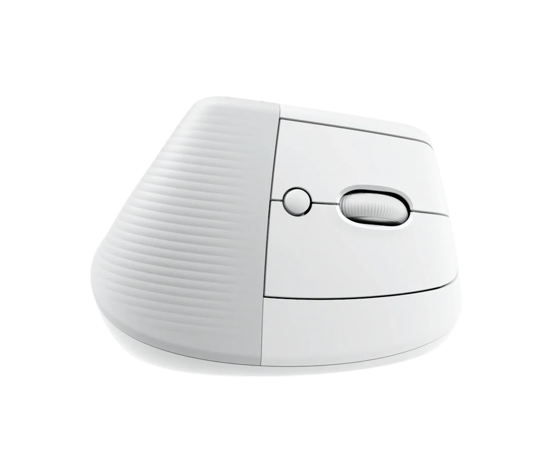 Logitech Lift Bluetooth Vertical Ergonomic Mouse - Off-White