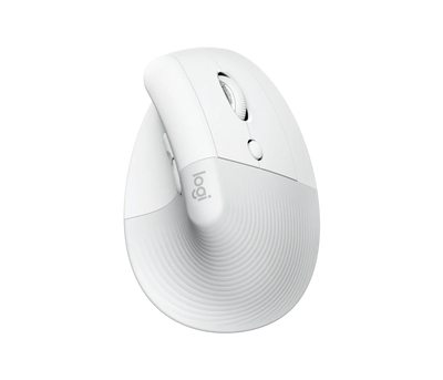 Logitech Lift Bluetooth Vertical Ergonomic Mouse - Off-White