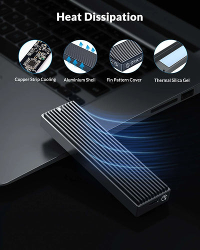ORICO M.2 NGFF SSD Enclosure - Black