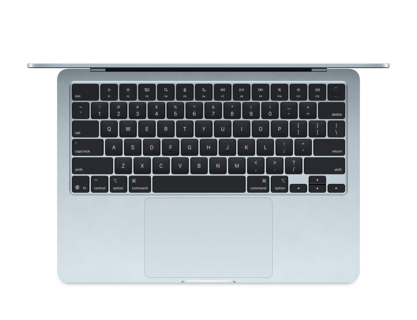 Apple MacBook Air - 13.6" / M4 / 10-Core CPU / 10-Core GPU / 16-Core Neural Engine / 16GB RAM / 512GB SSD / Arabic/English / Sky Blue / 1YW