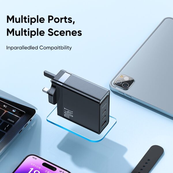 Mcdodo CH2901 140W GaN 5 Pro Dual Type - C + USB Fast Charger - Saif Al Najmi KwChargersMcdodoSaif Al Najmi KwCH2901131460Mcdodo CH2901 140W GaN 5 Pro Dual Type - C + USB Fast Charger - Saif Al Najmi Kw