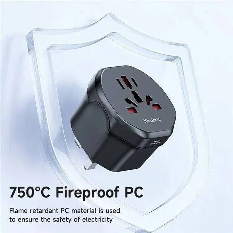 MCDODO CP - 454 Universal Travel Adapter for UK - Saif Al Najmi KwAdapterMcdodoSaif Al Najmi KwMCDODO CP - 454 Universal Travel Adapter for UK - Saif Al Najmi Kw