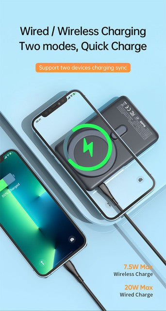 Mcdodo Gopower Wireless Digital Magnetic Display PD 20W Power Bank 10000mAh - Saif Al Najmi KwWireless Power BanksMcdodoSaif Al Najmi KwMC-0692131113BlueMcdodo Gopower Digital Magnetic Display PD 20W Power Bank 10000mAh - Saif Al Najmi Kw