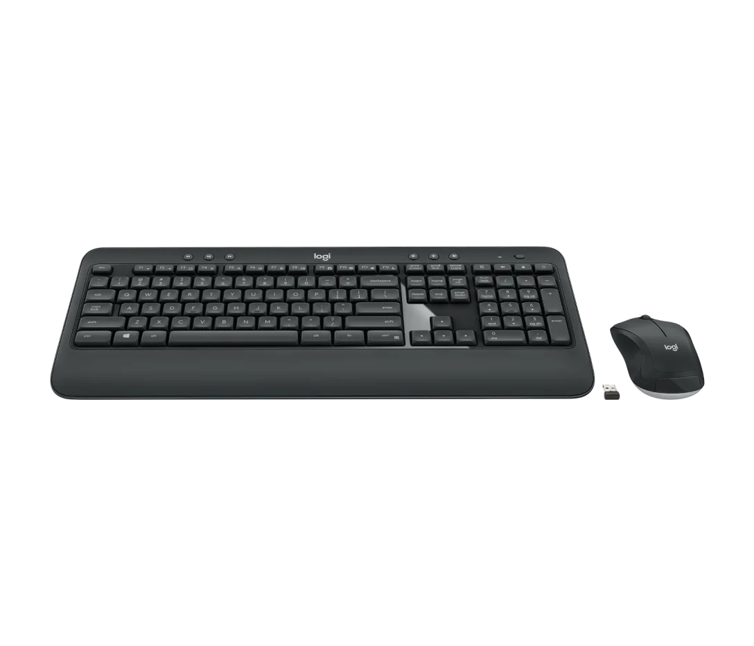 Logitech MK540 Advanced Wireless Combo - 2.40GHz / Up to 10m / USB Wireless Receiver / Arb/Eng / Black - Keyboard & Mouse Combo