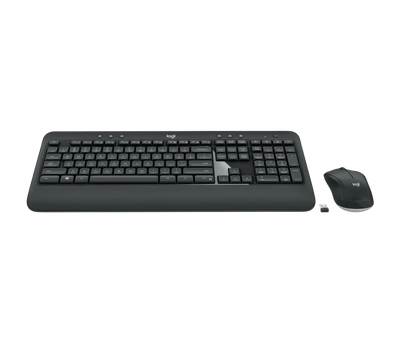 Logitech MK540 Advanced Wireless Combo - 2.40GHz / Up to 10m / USB Wireless Receiver / Arb/Eng / Black - Keyboard & Mouse Combo