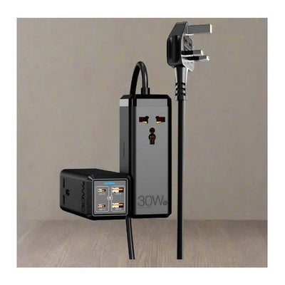 MOXOM MX - ST19 PD 30W 6 IN 1 2M UNIVERSAL SOCKET FAST CHARGER - Saif Al Najmi KwDesktop ChargersMOXOMSaif Al Najmi KwMOXOM MX - ST19 PD 30W 6 IN 1 2M UNIVERSAL SOCKET FAST CHARGER - Saif Al Najmi Kw