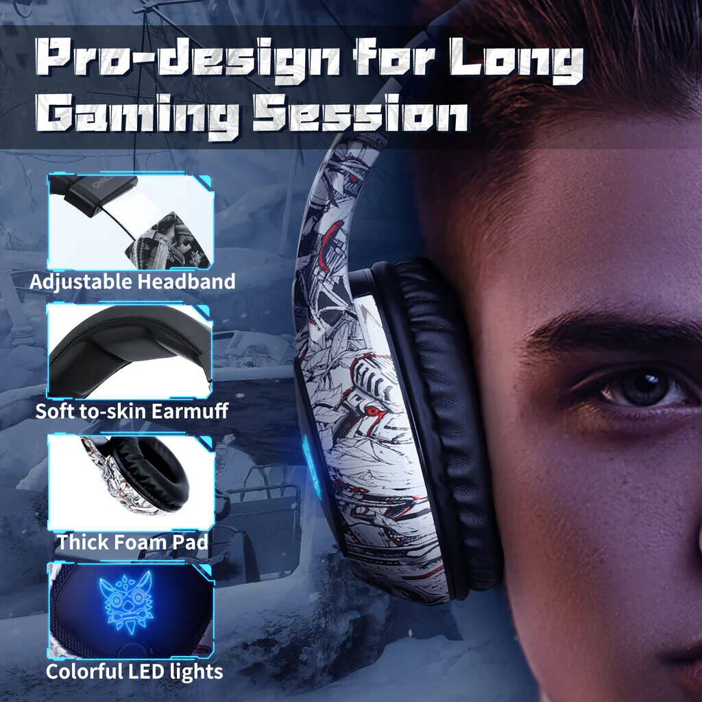 ONIKUMA K19 Professional Gaming Headphone with RGB LED Backlight - High - Quality Sound & Comfort - Saif Al Najmi KwGamingONIKUMASaif Al Najmi KwONIKUMA K19 Professional Gaming Headphone with RGB LED Backlight - High - Quality Sound & Comfort - Saif Al Najmi Kw