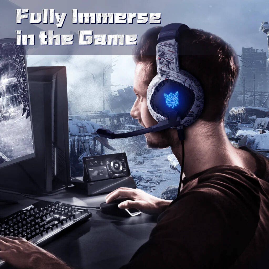 ONIKUMA K19 Professional Gaming Headphone with RGB LED Backlight - High - Quality Sound & Comfort - Saif Al Najmi KwGamingONIKUMASaif Al Najmi KwONIKUMA K19 Professional Gaming Headphone with RGB LED Backlight - High - Quality Sound & Comfort - Saif Al Najmi Kw