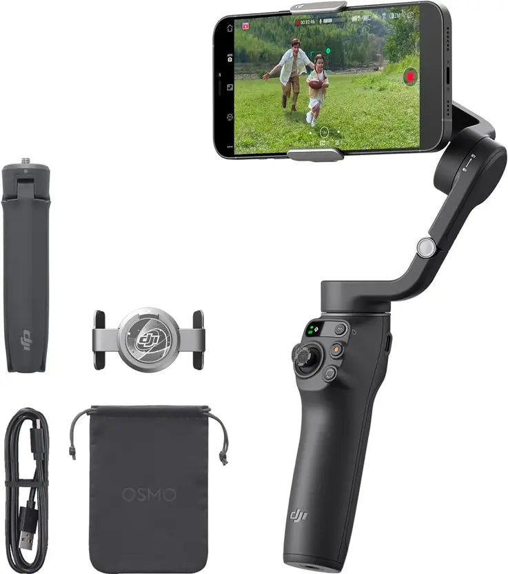 DJI OSMO Mobile 6 Smartphone Gimbal Stabilizer - 4x / 1080P / Bluetooth - Black
