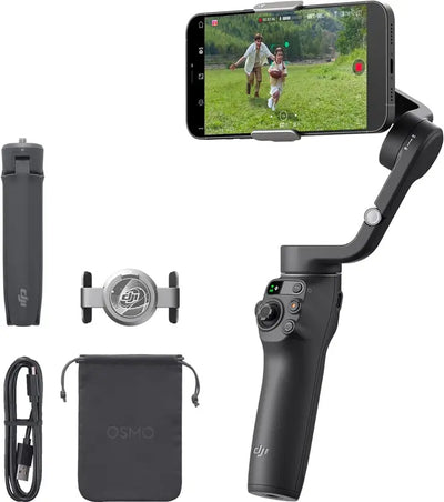 DJI OSMO Mobile 6 Smartphone Gimbal Stabilizer - 4x / 1080P / Bluetooth - Black