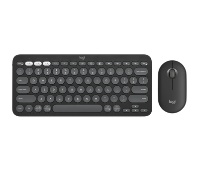 Logitech Pebble 2 Keyboard Mouse Combo - Tonal Graphite (Eng/Arb)